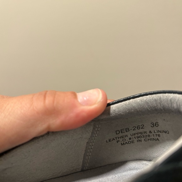 Alegria Black Embossed Shoe - Picture 7 of 7